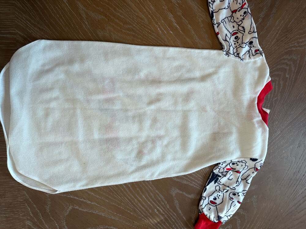 Vintage 1988 Kaycee Designs Puppy Love Baby Fleece Sleep Sack Nightgown - Picture 4 of 4